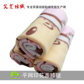 艾雯纺织 定制各类双面绒摇粒绒毛毯 广告促销礼品毛毯