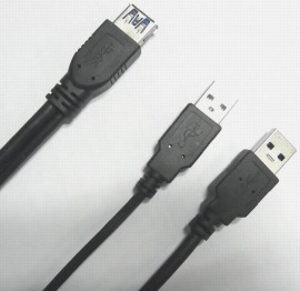 USB3.0 AF TO USB3.0AM+2.0AM Y型分配线