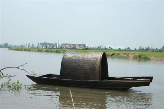 浙江哪有木船厂家出售装饰道具船手划小木船旅游观光船仿古乌篷船价格