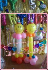 儿童生日派对最爱的迎宾气球卡通人各种聚会布置气球装饰 动手做
