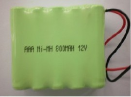 供应12v柱式AAAA800mah组合电池