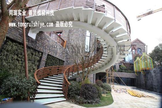 同瑞供应室外钢结构旋转楼梯|钢结构工程楼梯
